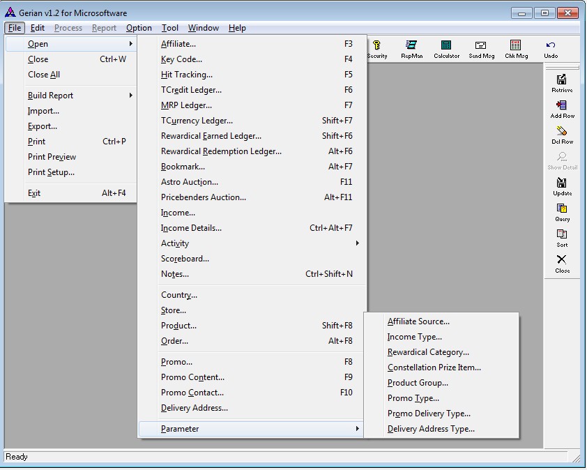 Gerian 1.2 menu